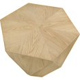 thumbnail image 6 of Meridian Furniture Diamante Natural Oak Veneer  End Table, 6 of 9