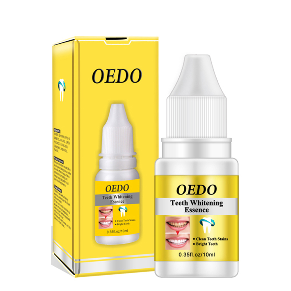 HES OEDO 10ml Teeth Whitening Essence Powder Toothpaste Plaque Remove