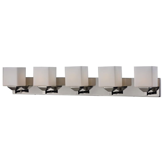 Z-Lite 2105-5V Quube 5 Light Bathroom Vanity Light - Chrome