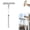 White, variant on Extendable Window Squeegee,21.25" All-in-One Glass Cleaner Tool with Mesh Scrubber,1PC,White