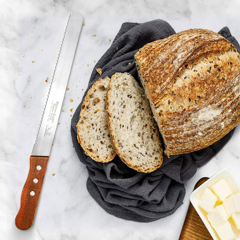 Bread Slicing Knife: Serrated Bread Knife for Slicing Bread