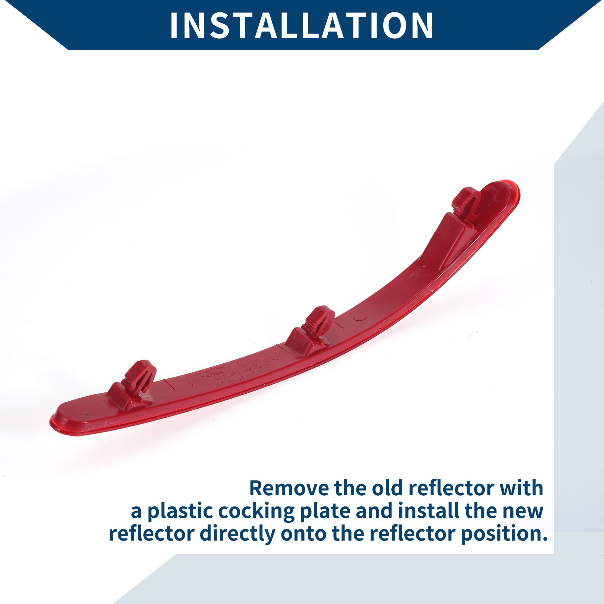 Unique Bargains Bumper Reflector for Volkswagen Touareg for 2004 / Rear Left