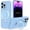 Light Blue, variant on MYKOMI For iPhone 14 Pro Case, Magnetic Stand, Liquid Silicone [16FT Drop Protection] [Invisible Magnetic Stand] [MagSafe Compatible] [Slim Profile]