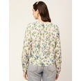 thumbnail image 2 of Moomaya Printed Women Top Long Puffed Sleeves Casual Viscose Tunic Top, 2 of 8