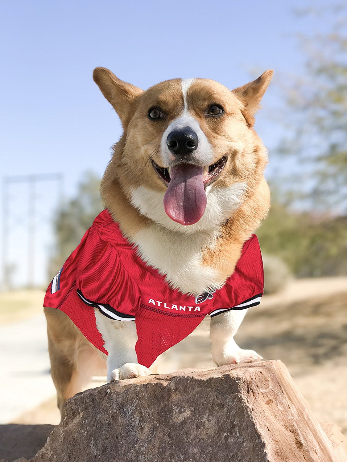 Pets First NFL Atlanta FalconsLicensed Mesh Jersey for Dogs and Cats - Large
