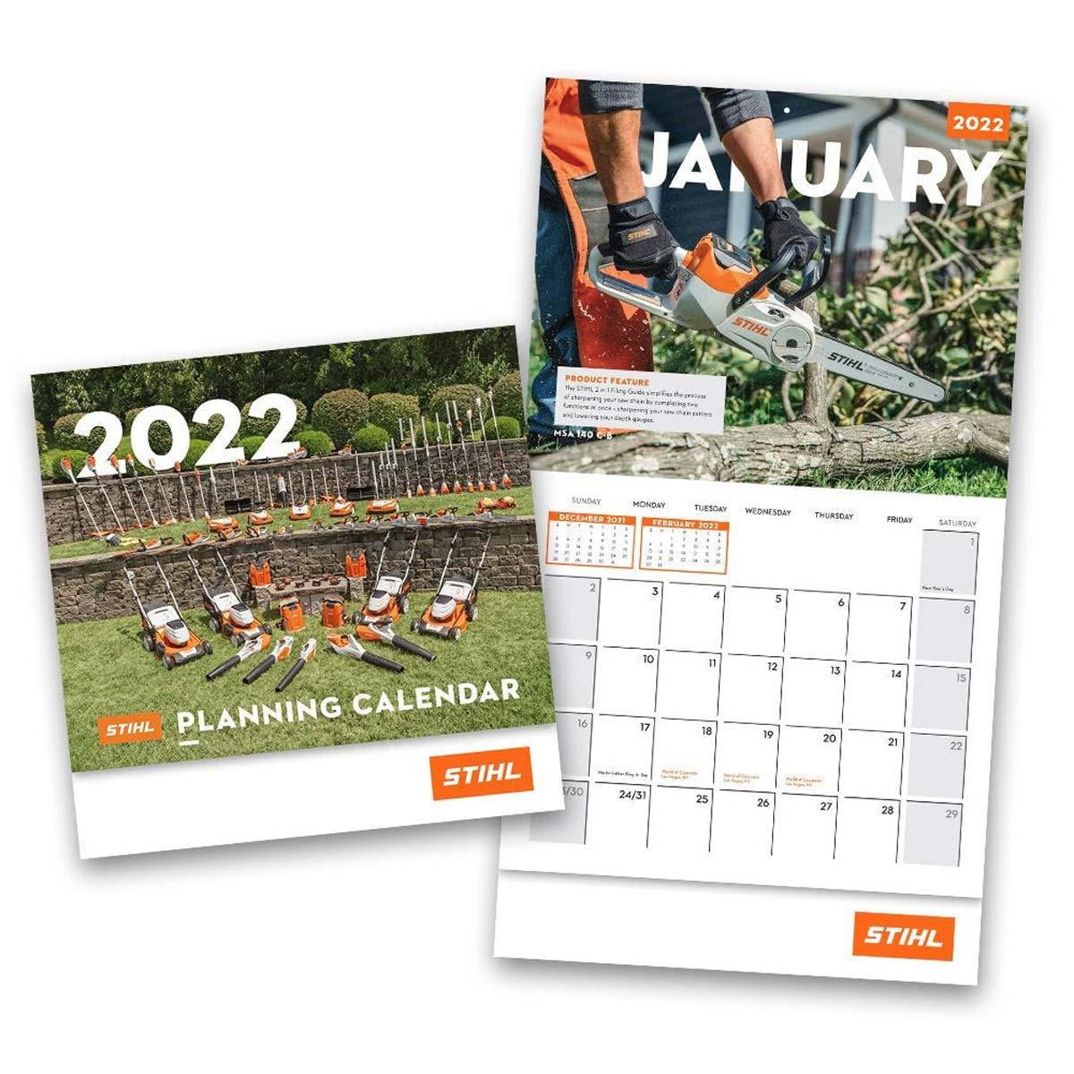 2022 Stihl 11" x 11" Wall Calendar 8403673