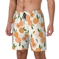 thumbnail image 1 of Balery Peaches Bañador para hombre, shorts de playa de secado rápido con entrepierna y forro de compresión-XX-Large, 1 of 6