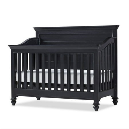 Smartstuff Black White Wood Convertible Crib In White Walmart