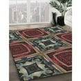 thumbnail image 3 of Ahgly Company Machine Washable Indoor Rectangle Transitional Night Red Area Rugs, 7' x 9', 3 of 7