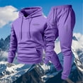 thumbnail image 2 of Ceisia Men's Loose Fit Hooded Sweatshirt & Jogger Pants Set | Casual Warm Two-Piece Tracksuit Gifts, 2 of 5