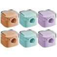 thumbnail image 1 of AKEGAMN Clearance! Cable Clips 6 Pieces Charging Cable Cable Organiser Storage Holder Cable Holder Self Adhesive Cable Organiser For Desk Bedside Table Charging Cables Material: Plastic Package size, 1 of 9