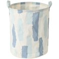 thumbnail image 3 of Brush Pattern Foldable Basket Organizer, Medium, White, 3 of 6