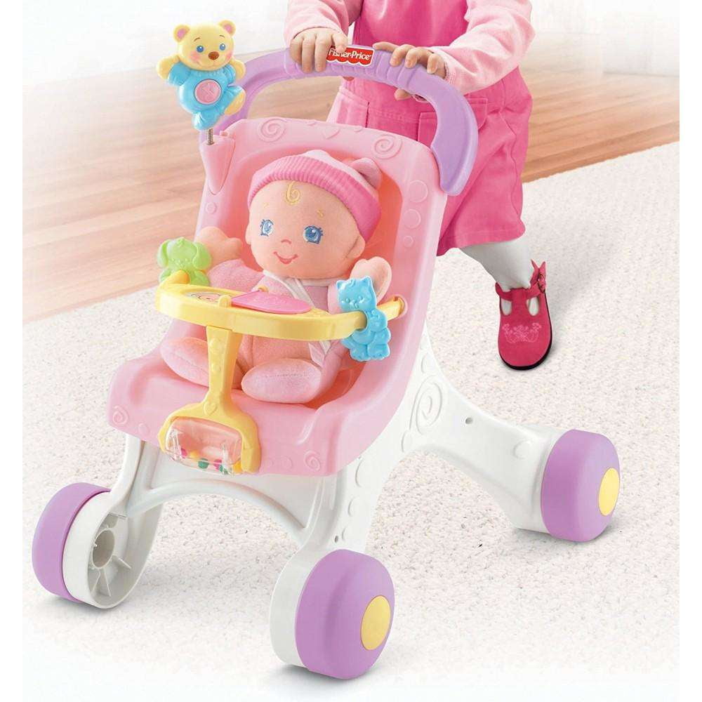 fisher price baby stroller and play walker