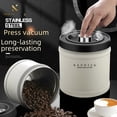 thumbnail image 4 of DYLO Récipient de Scellage sous Vide Manuel 750ML - Contenant Isotherme Hermétique en Acier Inoxydable 304 pour Grains de Café, Thé, Fruits Secs - Antirouille, Rangement de Cuisine Compact avec Conservation de la Fraîcheur par Pression, 4 of 6