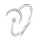 thumbnail image 1 of Anillo De Luna Y Estrella Plata 925 Malubero, 1 of 4
