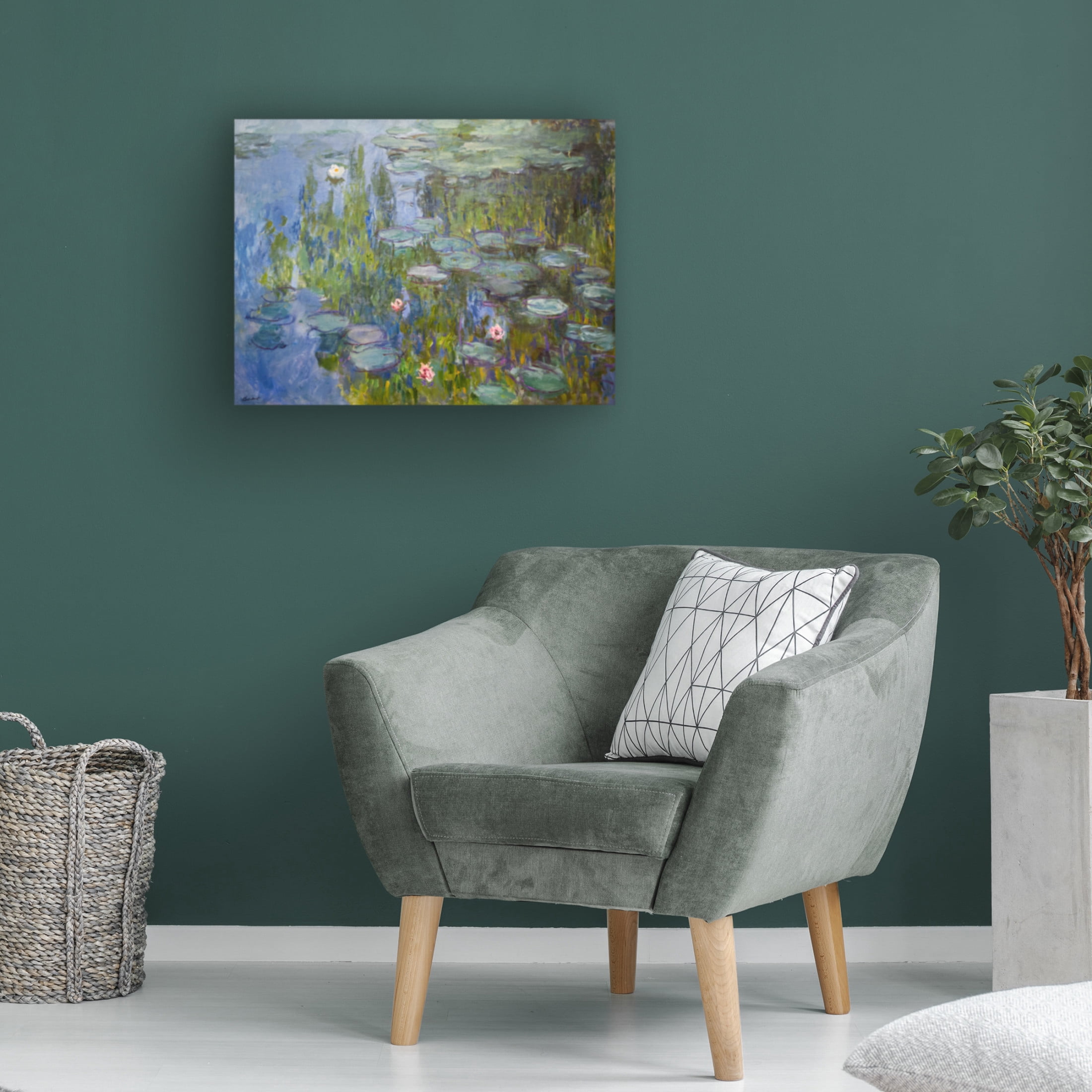 Trademark Fine Art Pictufy Water Lilies 1915 Canvas Wall Art