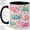 Black, variant on Colorful Crab Accent Mug, 11oz Ceramic Coffee Cup for Beach Lovers
