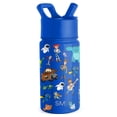 thumbnail image 1 of Botella de agua moderna y sencilla con tapa de paja, 1 of 4