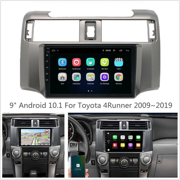 Corfhy Car Radio for Toyota 4Runner 2009-2019, 9 inch Touchscreen with Wireless Carplay&Android auto Android 13 Car Stereo Bluetooth/GPS/WiFi/Camera Head,2 32G