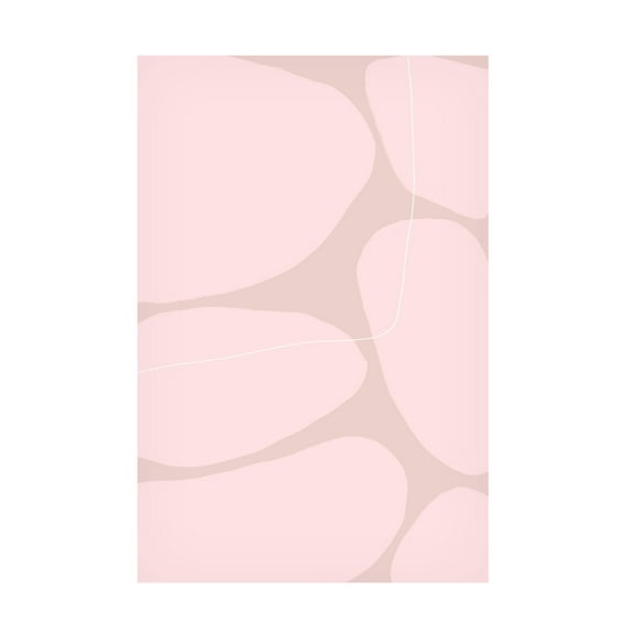 Trademark Fine Art uplusmestudio Rose Stones Canvas Wall Art