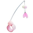 thumbnail image 1 of Cat Teaser Self Entertaining - Faux Feather Kitten Interactive Toy Pet Play Toy, 1 of 6