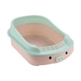 thumbnail image 4 of Cat Kitty Bedpan-inodoro para gatitos, desmontable, al aire libre, con lado alto, contenedor de arena para gatos, bandeja de arena para gatos, 4 of 8