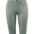 thumbnail image 4 of A2Y Women's Comfort Mordern Stretch Skinny Ponte Pants Light Grey S, 4 of 7