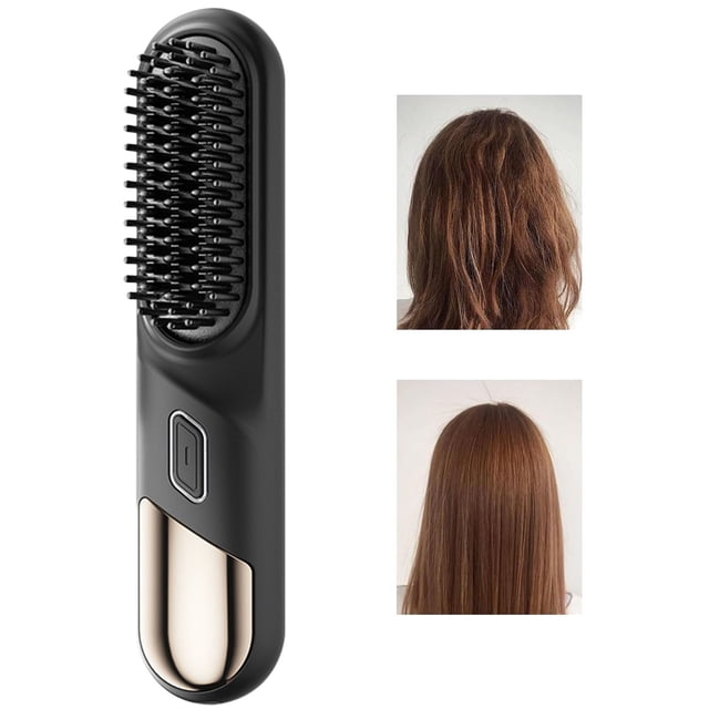 Pisexur Belleza Maquillaje Plancha de pelo para mujer, recargable, compacta, con 4 niveles de temperatura y placas de cerámica de calentamiento rápido.para mujeres y hombres