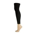 thumbnail image 4 of MeMoi Cremallera Zipper Accent Cotton Blend Sweater Leggings - Womens - Female (Small/Medium, Black), 4 of 6