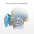 thumbnail image 4 of 5pcs Anti-dust Face Mask Earband Extension Hook Half Facepiece Respirator Ear Ropes 4-gear Adjustable Buckle Adults, 4 of 8