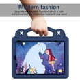 thumbnail image 4 of Kids Friendly Portable Tablet Case for iPad mini 7th Generation (A17 Pro) 2024 8.3" Case, EVA Foam Cute Pattern with Kickstand Cute Cartoon Shockproof PC Case for Apple iPad mini 2024 - Navyblue, 4 of 8