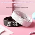 thumbnail image 3 of Vibrating Alarm Wristband Fitsleeps Alarm Clock Watches 40-Day Battery Life Silent Wrist Shock Bands for Deepsleepers Elderly (Black),1,Pink, 3 of 7