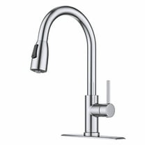 KRAUS Coda 2-Function Single Handle Pull-Down Kitchen Faucet in Chrome
