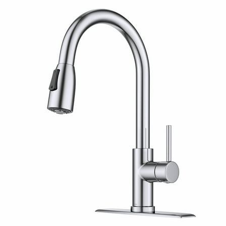 KRAUS Coda 2-Function Single Handle Pull-Down Kitchen Faucet in Chrome
