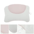 thumbnail image 2 of Unique Bargains 1 Pc Square Style Bath Pillow for Head and Neck 14.57"x9.06"x3.15" White Pink, 2 of 6