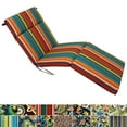 thumbnail image 2 of Blazing Needles Outdoor Chaise Lounge Cushion, 72" x 24", Gregoire Chamomile, 2 of 5