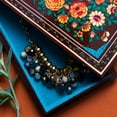 thumbnail image 3 of Brown Spring Floral Velvet Jewelry Box, 3 of 4