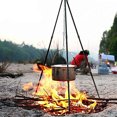 thumbnail image 5 of Camping Cooking Tripod with Adjustable Hang Chain for Campfire Picnic Hanging Pot Estrela, 5 of 5