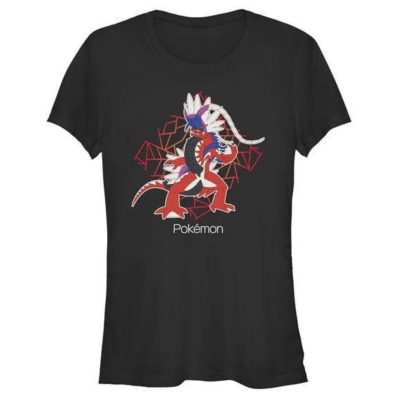 Junior's Pokemon Koraidon Portrait Graphic Tee Black Medium