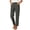 Dark Gray women linen pants elastic waist a1, variant on Cagogo Womens Cotton Linen Straight Pants Elastic Waist Casual Ankle Trousers with Pockets Loose Fit Flowy Beach Vacation Summer Travel Bottoms, White M
