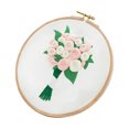 thumbnail image 2 of Fufafayo under $5 9Pcs Embroidery Kit, Embroidery Kit, DIY Floral Embroidery Set with Pattern, Hoop, Thread, Needles, Beginner Craft, Hand Sewing, Gift for Adults, Relaxation, Home Decor, 2 of 9