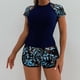 thumbnail image 5 of Traje de baño de dos piezas con estampado de moda y cintura alta conservador para mujer. Traje de baño de dos piezas para mujer. Trajes de baño tankini para mujer. Trajes de baño de 2 piezas para muje, 5 of 7