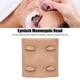 thumbnail image 3 of Cabeza De Maniquí Profesional De Práctica De Pestañas Con Párpados Extraíbles 2 Pares De Párpados De Goma Suave De PVC Reutilizables Para Extensión De Pestañas Novatos Para, 3 of 7
