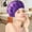 Purple, variant on EXAXTA Reversible Satin Bonnet for Sleeping Women Silk Bonnet Double Layer Hair Bonnet, Elastic Tie Band Night Cap Hair Wrap for Natural Curly Hair