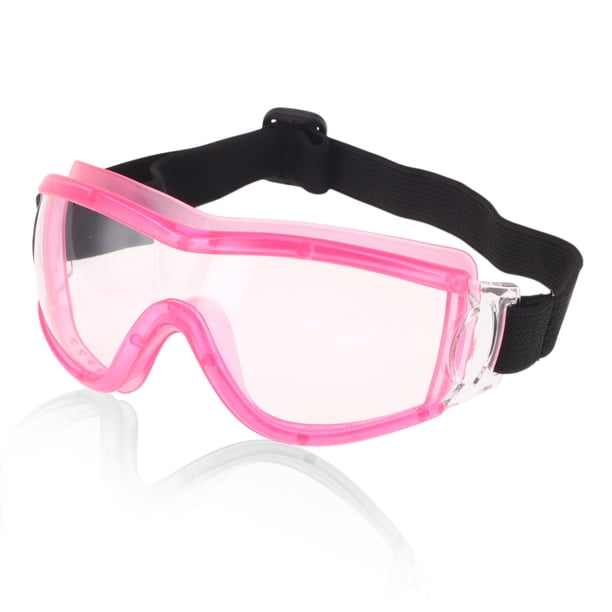 Gafas de motocicleta únicas 1 Pc, gafas de sol deportivas al aire libre de PC PU para motocross, bicicleta de tierra, ATV, lente clara, marco rosa