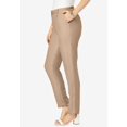 thumbnail image 4 of Jessica London Women's Plus Size Linen Pleat-Front Pant, 4 of 4