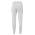 thumbnail image 3 of Stamzod Leggings with Pockets for Women Tummy Control High Waisted Yoga Pants Drawstring Workout Joggers White M, 3 of 6