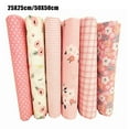 thumbnail image 1 of Lefu 6pcs 25/50cm DIY Floral Cotton Cloth Pre-Cut Sewing Fabric Handmade, 1 of 9