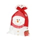 thumbnail image 4 of Bolsa con cordón para regalo de Navidad, bolsa reutilizable para envolver regalos, bolsa grande para regalo de Navidad Muñeco de nieve, 4 of 9
