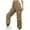 Khaki, variant on Timegrad Cargo Pants for Women Drawstring Elastic High Waist Hiking Outdoor Trousers with Pockets Fall